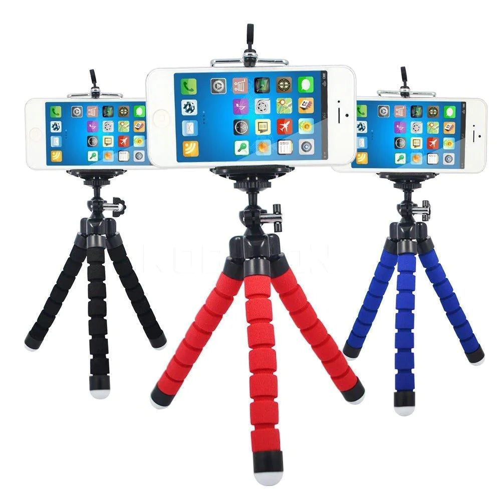 0266 Portable Mini Octopus Tripod Stand with Phone Holder for Live Selfie, Mobile Phone Portable and Adjustable Stent 0266 Portable Mini Octopus Tripod Stand with Phone Holder for Live Selfie, Mobile Phone Portable and Adjustable Stent
